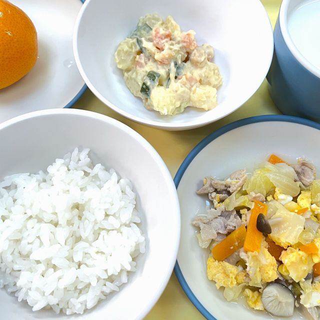 ＊　今日の献立　＊