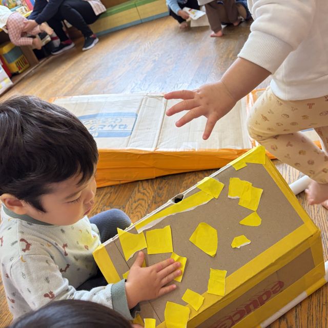 おみこし　～1歳児　ヒヨコ組～