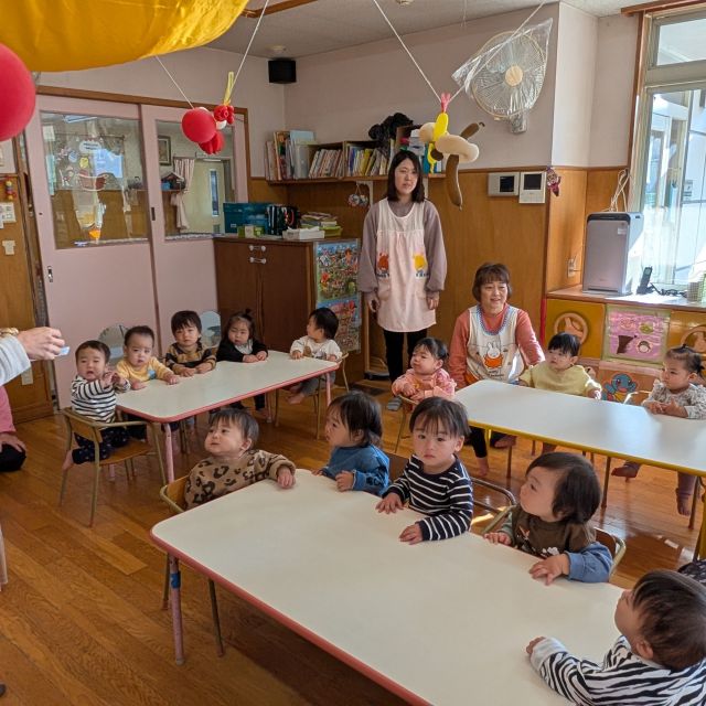 食育の日　　～０歳児　ウサギ組～