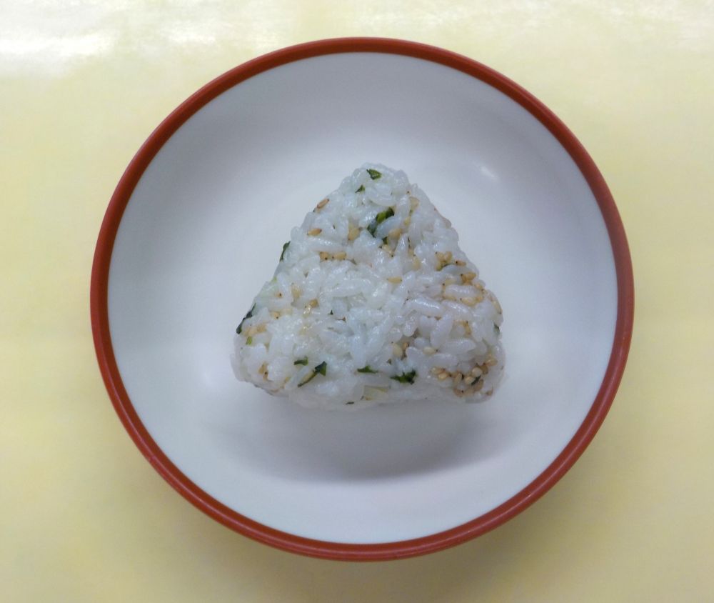 青ネギの中華おにぎり