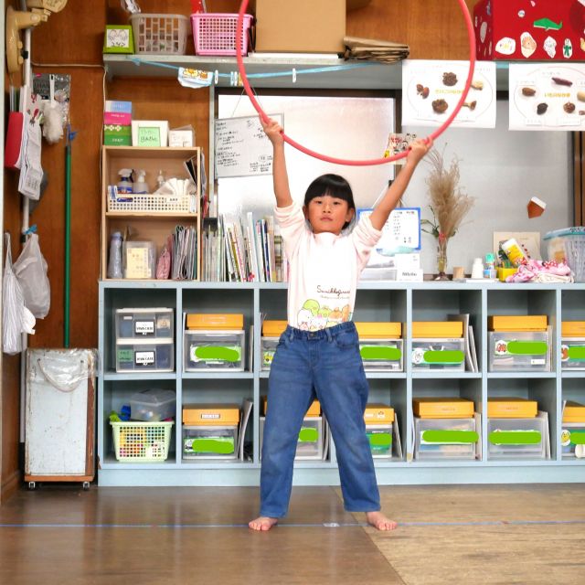 フラフープ①　＊５歳児＊　