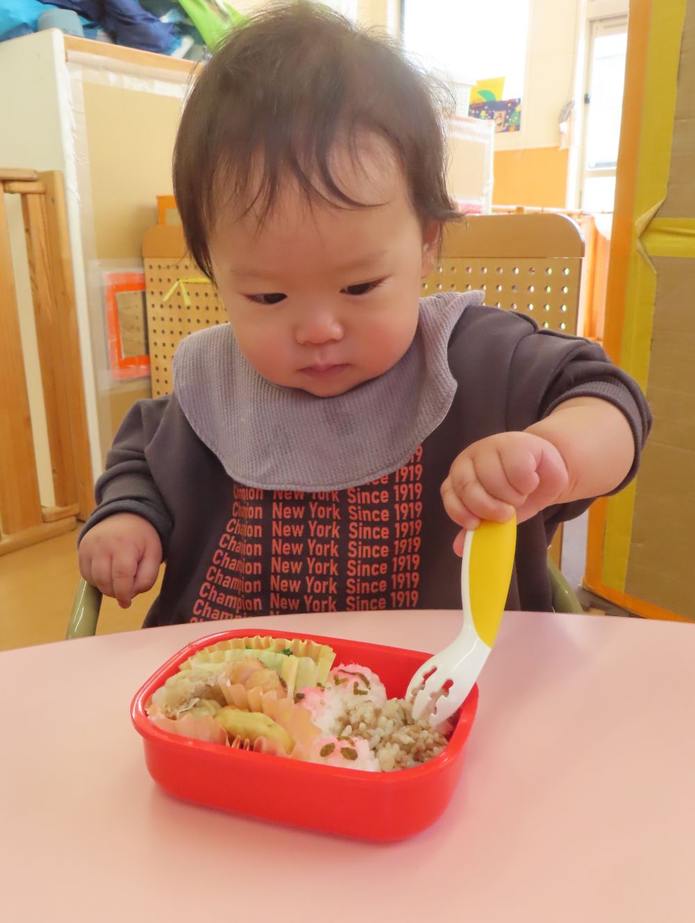 美味しそうなお弁当😋
全部たべちゃうぞ💕