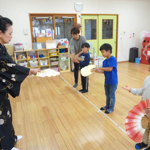 ＊　5歳児　日本舞踊②　＊