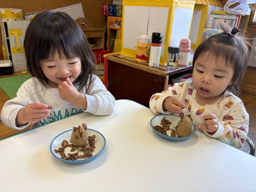 作りながら、ちょっと味見😋