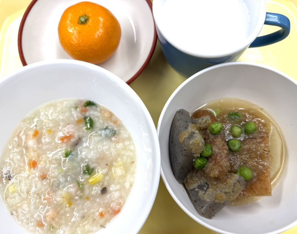 七草粥

でんがく

みかん

牛乳