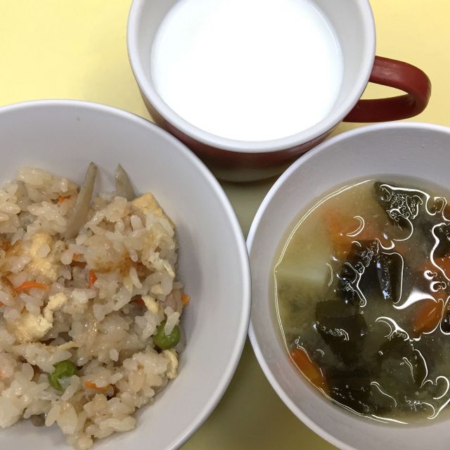 ＊　今日の献立　＊