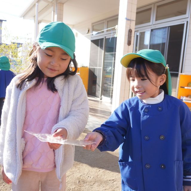 ＊　５歳児　冬の自然　＊