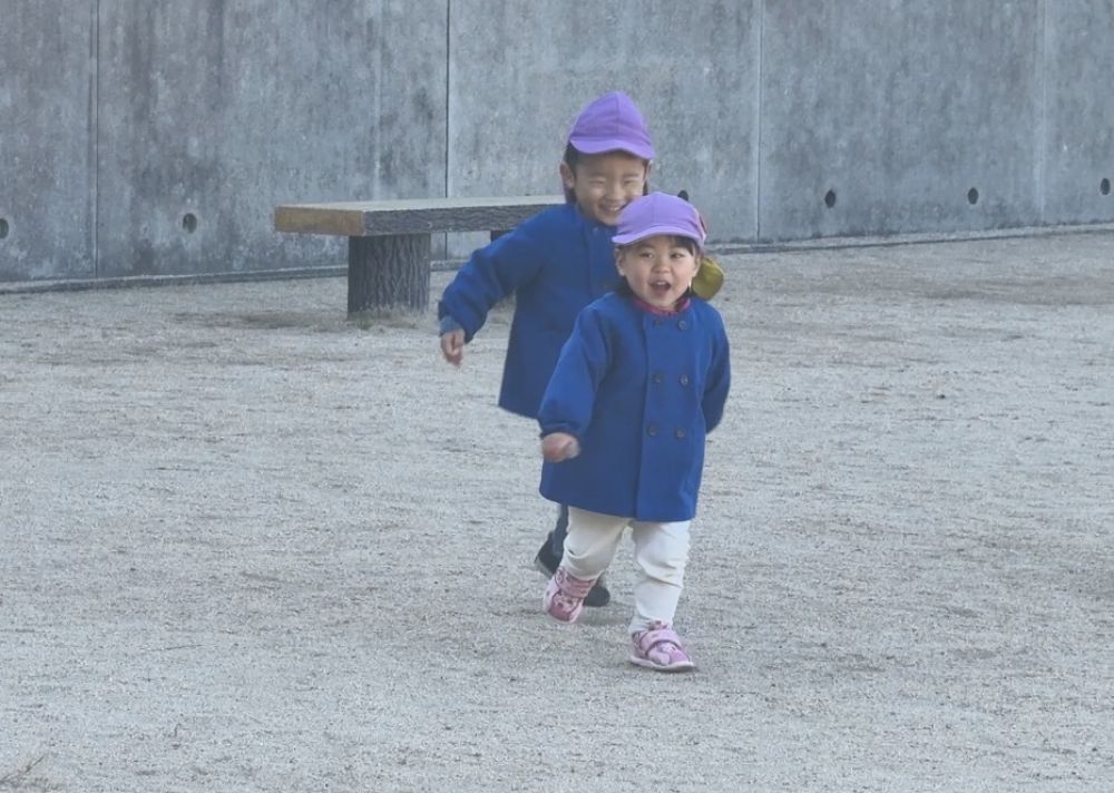 みんな大好きなかけっこ！
広場に着くと、
いつもかけっこで大盛り上がり🏃‍♂️