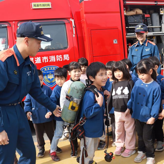 ＊　自衛防火訓練②　＊