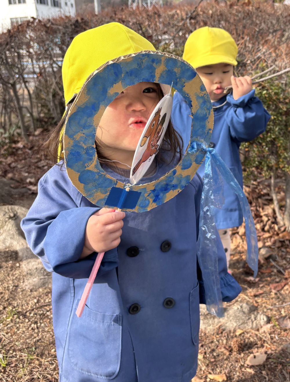 ”くるくるステッキ”

持って走ったり
　ふぅ～したり💨