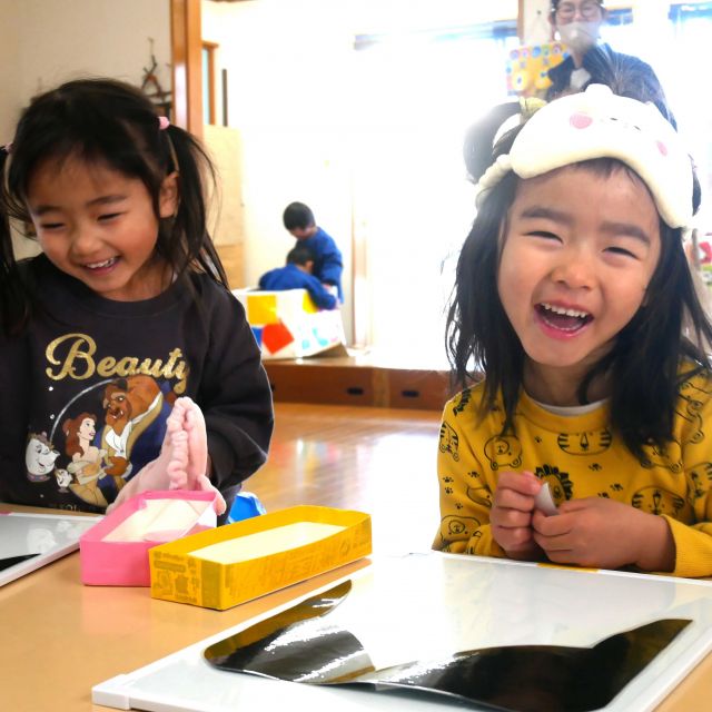 ＊　3歳児　福笑い　＊