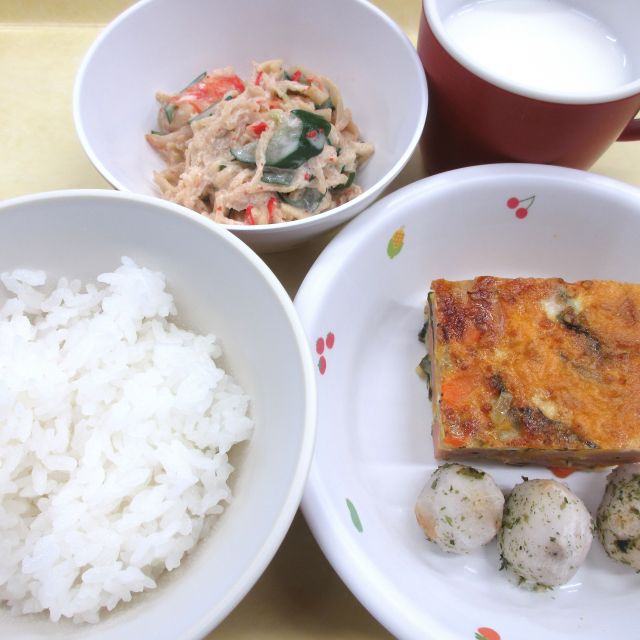 ＊　今日の献立　＊