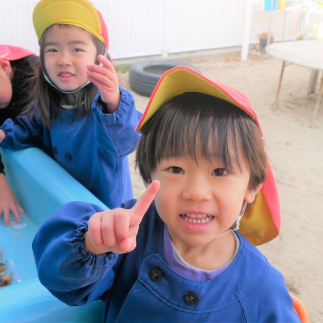 ＊　3歳児　氷ができた　＊