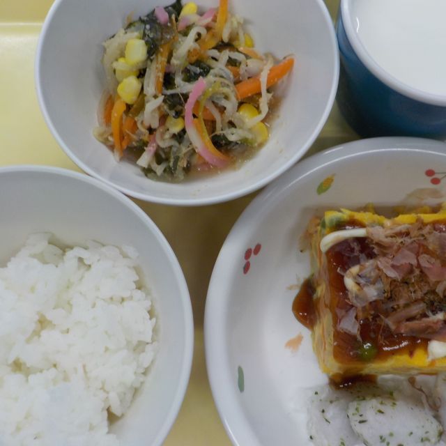 ＊　今日の献立　(門田認定こども園　あいはうす　すいみい保育園)　＊