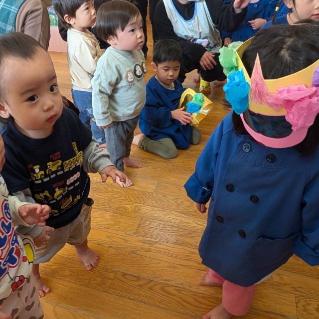 節分の日　～0歳児　ウサギ組～