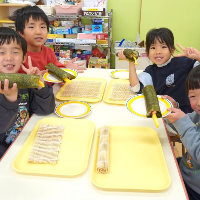 ＊　節分行事食②　(ゆめはうす認定こども園)　＊　