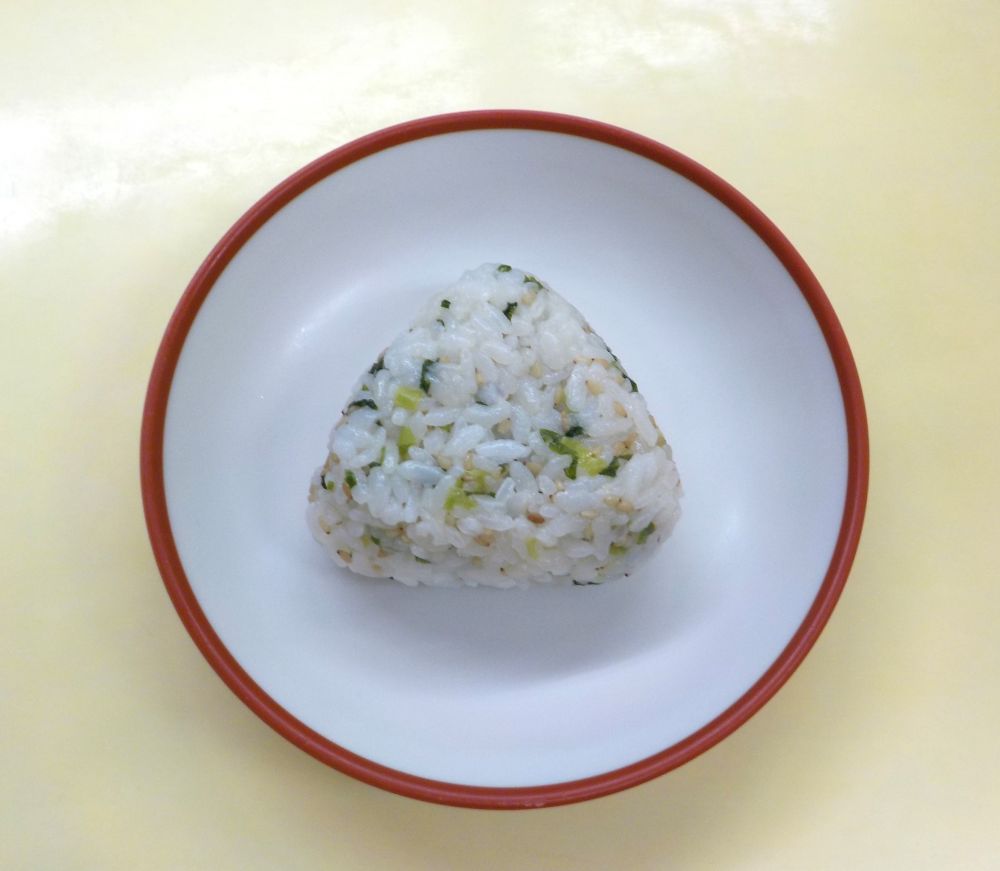 青ネギの中華おにぎり