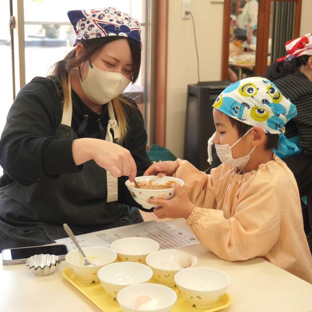 ＊　5歳児　親子クッキング②　(ゆめはうす認定こども園)　＊