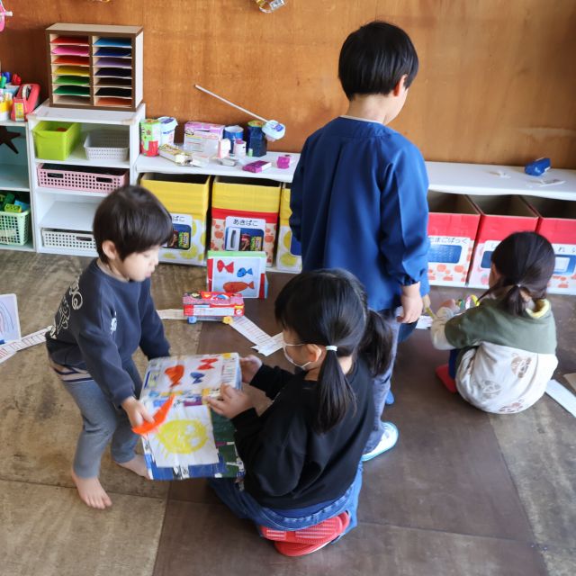 協同遊び④～乗り物すごろく迷路～＊４歳児＊