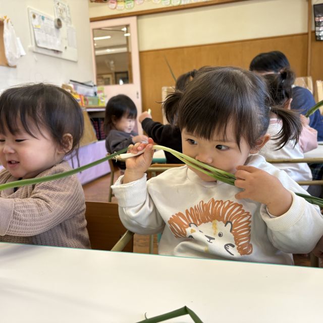 食育の日　～０歳児　ウサギ組～