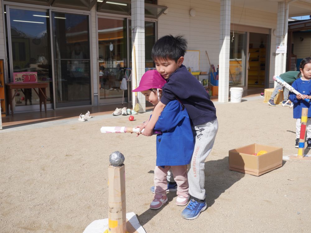 後ろから一緒に・・・♡