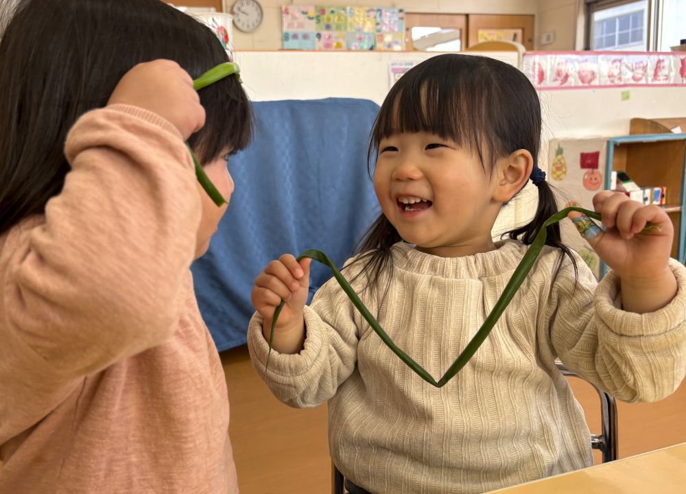 みて、髪飾り💖
わたしは、首飾り😆