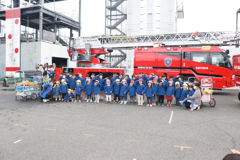 ケーブルテレビのカメラさんも来ていたのでテレビにも映るかも？？
夢中になってあっという間に時間が過ぎてしましました

ゆめはうすで過ごす時間もあと少しですが、１日１日大切に過ごしていきましょう！

塩出さん、消防署のみなさん、素敵な経験をありがとうございます♡