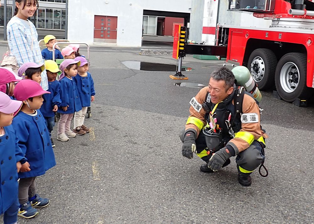 👨‍🚒消防車に乗ってみますか？
