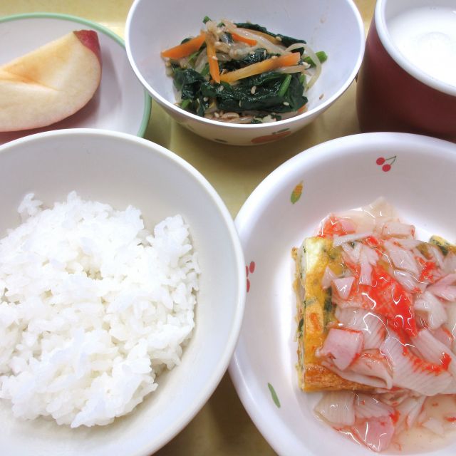 ＊　今日の献立　＊