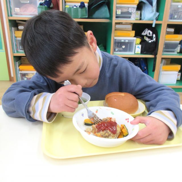 ＊　5歳児　リクエスト献立②　ゆめはうす認定こども園　＊