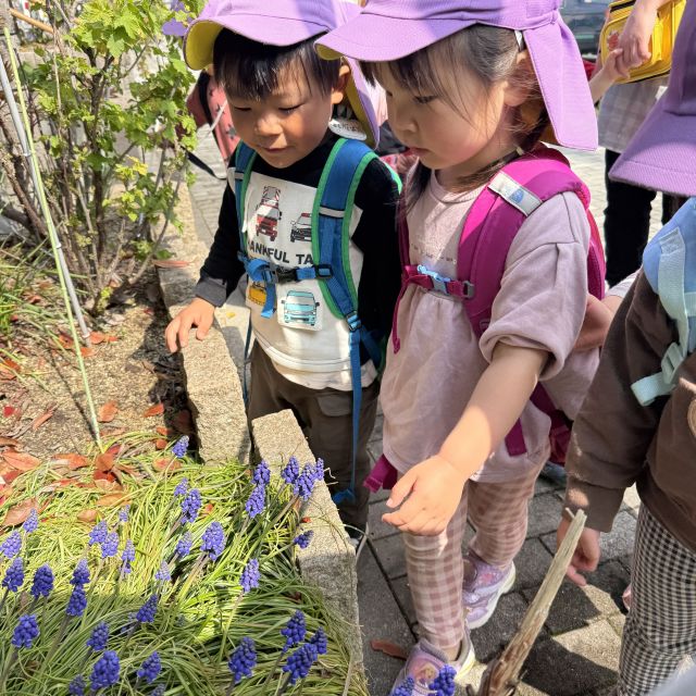 公園から広場へ！  　～2歳児 　クマ組～