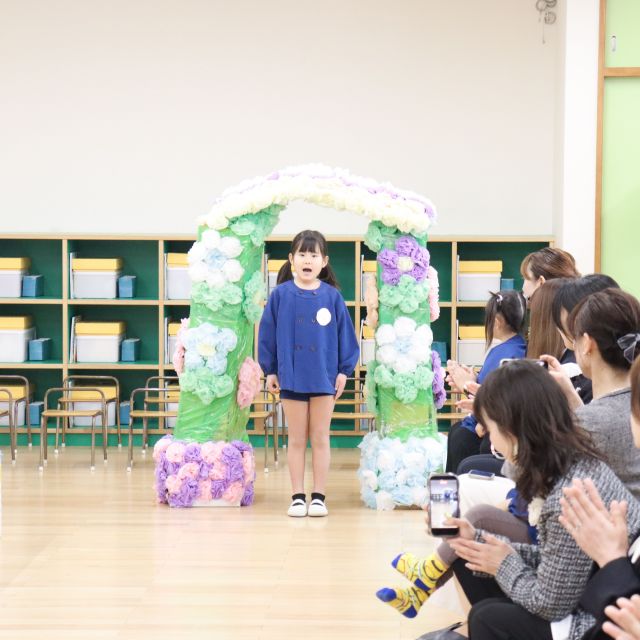 ＊　５歳児　卒園式①　＊