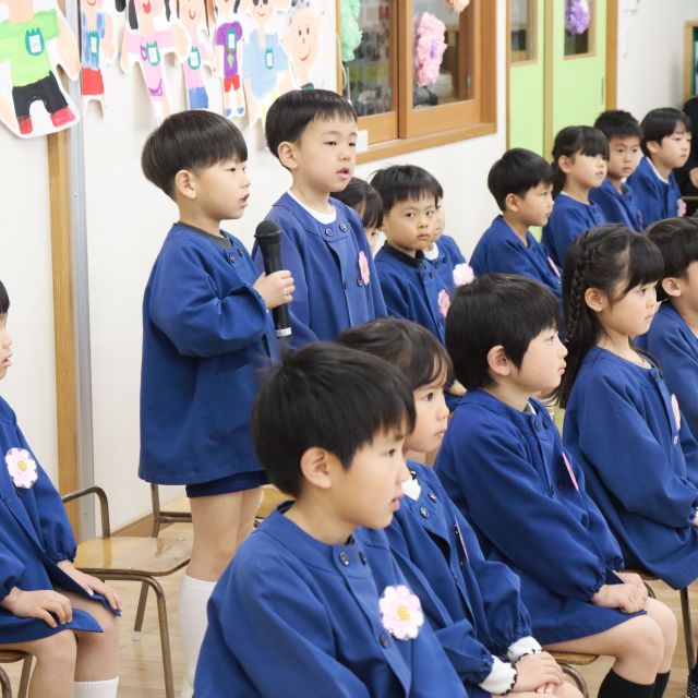 ＊　５歳児　卒園式②　＊