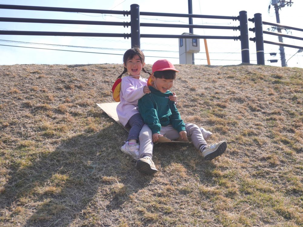 リス組さん同士でも二人乗りできたよ♡