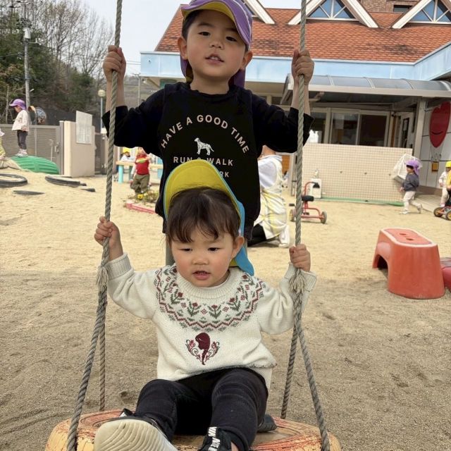 楽しかったね、あいはうす③ 　～2歳児　 クマ組～