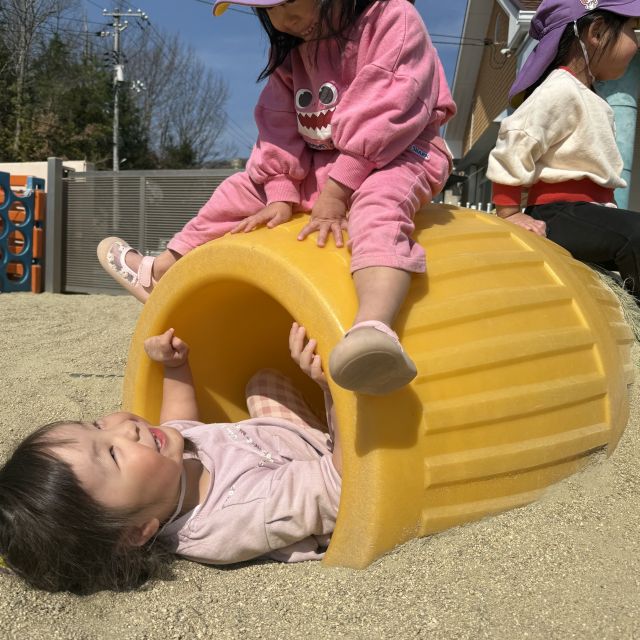 楽しかったね、あいはうす④　 ～2歳児　 クマ組～