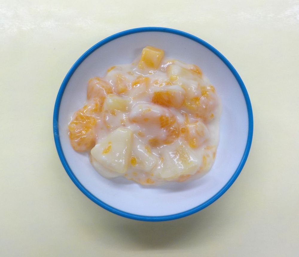 フルーツのクリーム和え