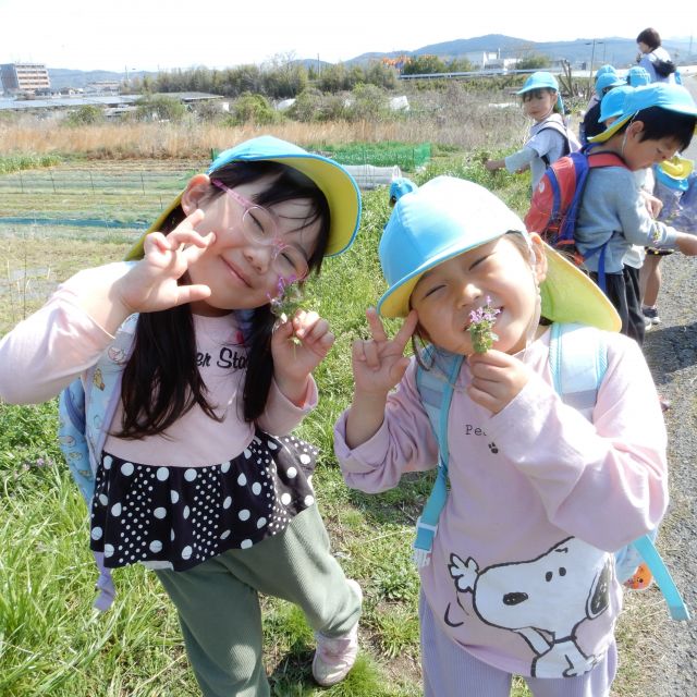 ＊　５歳児　春散歩①　＊