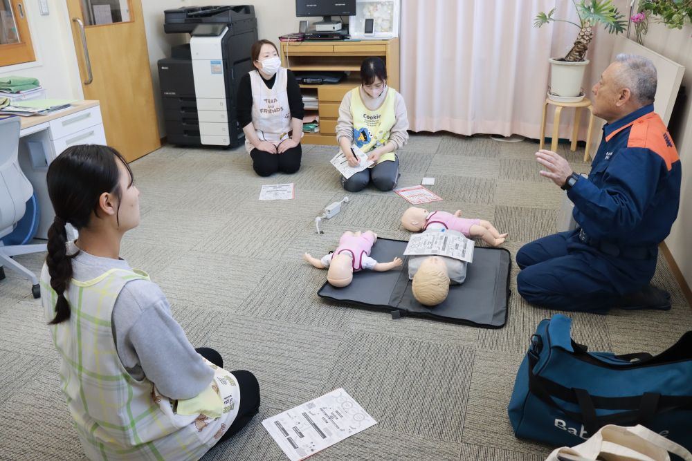 大切な「命」を守るため
救命講習を受講しました。