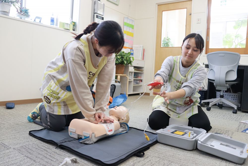 焦ったりパニックになったりしないように
子どもたちが安心安全に過ごせるように💕
みんなで力を合わせて
　　笑顔で過ごしていきたいと思います😄

