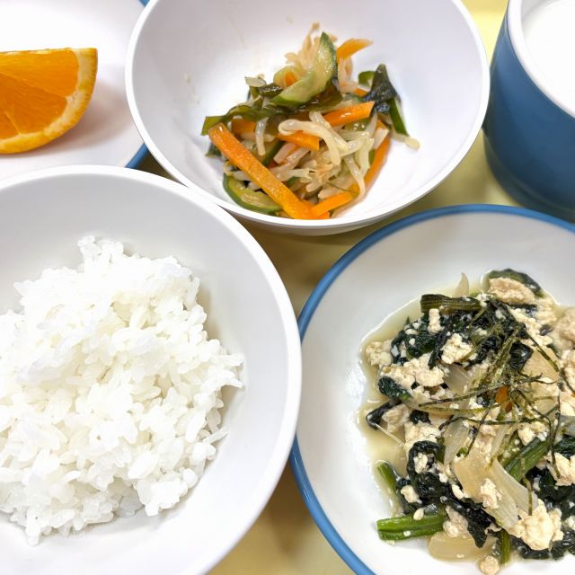 ＊　今日の献立　＊