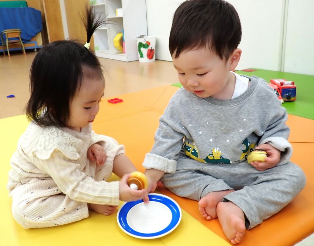 おもちゃを貸してあげたよ💗