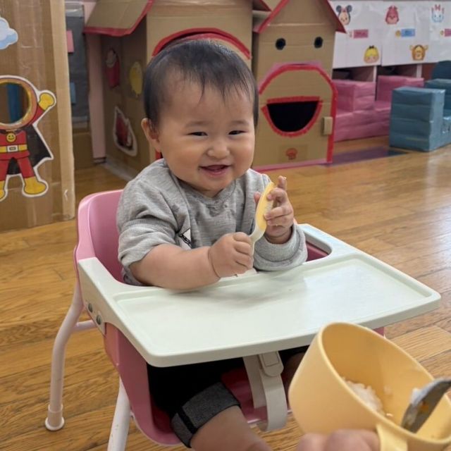 ＊　給食時間の様子　（あいはうす）　＊