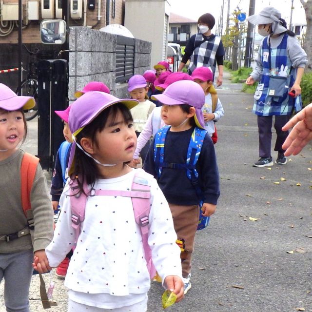 ＊　3歳児　春のおさんぽ　＊