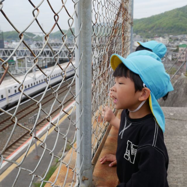 新幹線を見に…🚄　＊5歳児＊