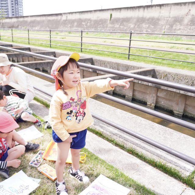 ＊　４・５歳児　こいのぼりを描こう②　＊