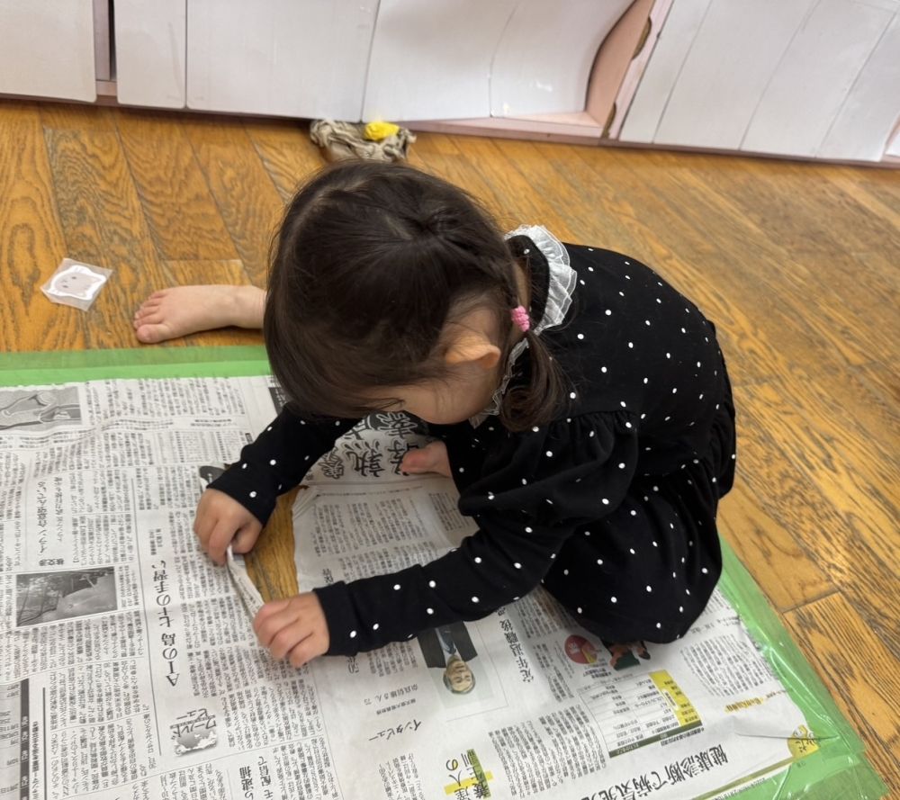 どこにいるかな？と慎重に探したり・・・