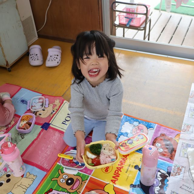 わくわく！お弁当の日🧡　＊3歳児＊