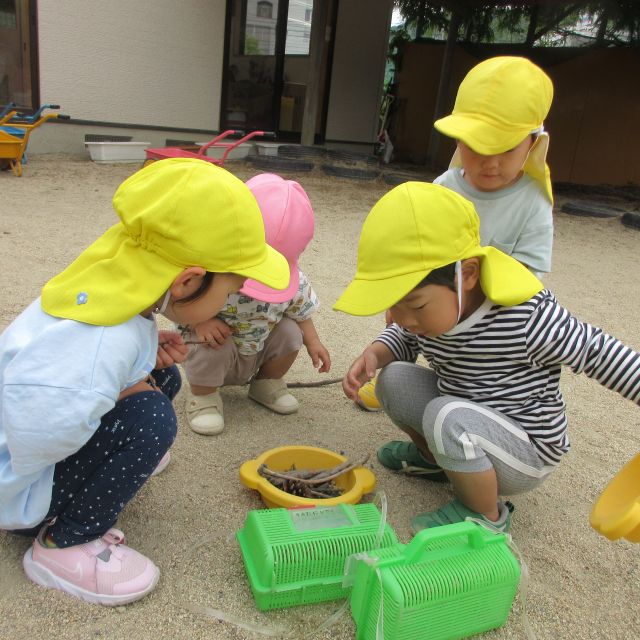 元気に外遊び☆　＊１．２歳児＊