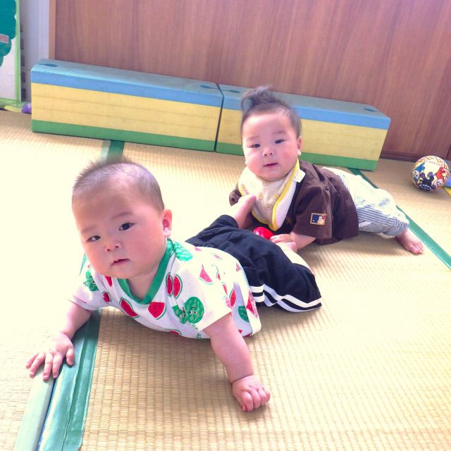 ＊　０歳児　新しいお友達　＊